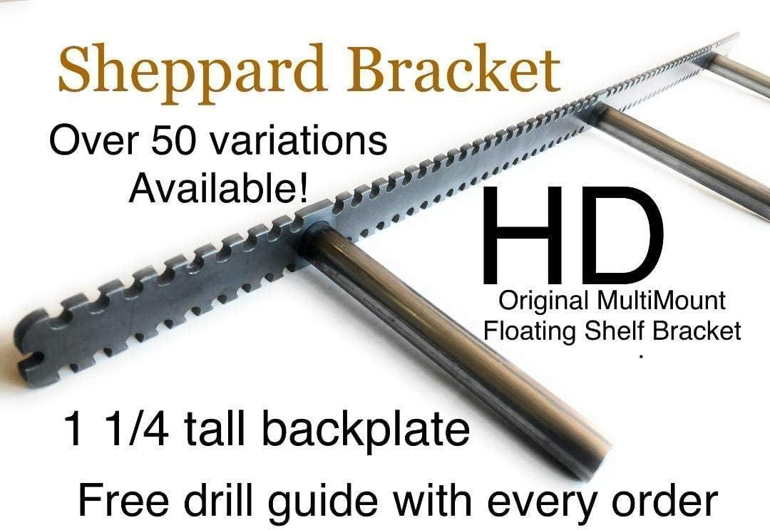 Floating Shelf Brackets - Sheppard Brackets - Easy Install - Heavy Duty (40 inch)