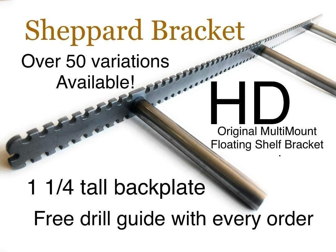 Floating Shelf Brackets - Sheppard Brackets - Easy Install - Heavy Duty (40 inch)