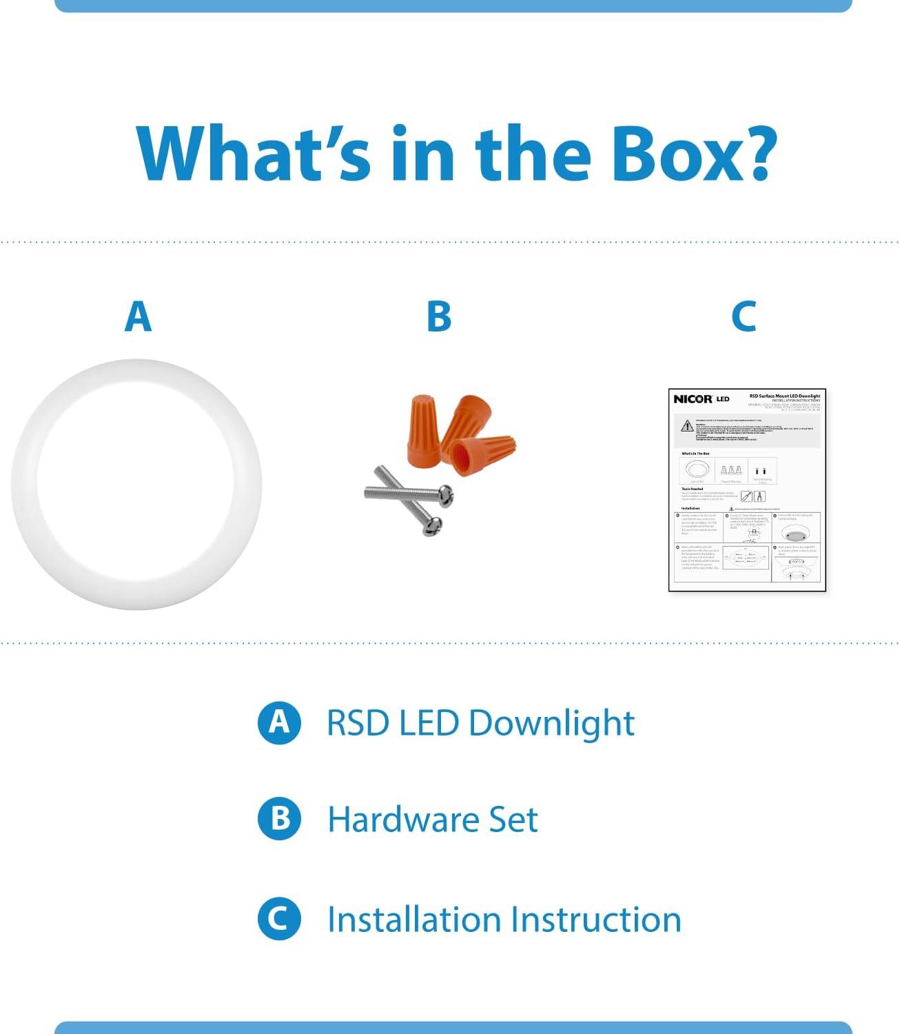 White Round Steel LED Indoor/Outdoor Downlight