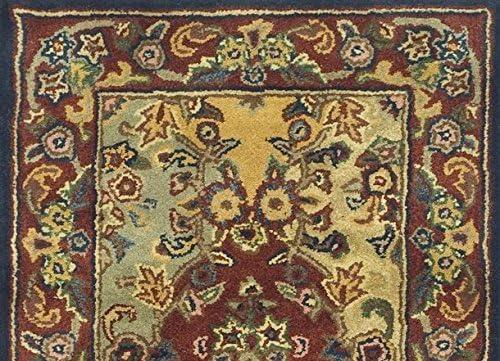SAFAVIEH Heritage Malcolm Oriental Runner Rug, Beige/Burgundy, 2'3" x 6'