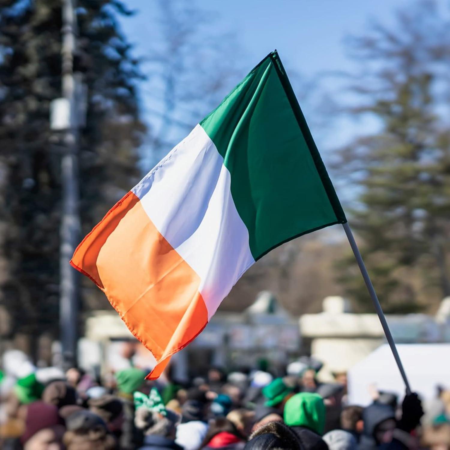 Heavy Duty Outdoor Ireland Flag with Brass Grommets