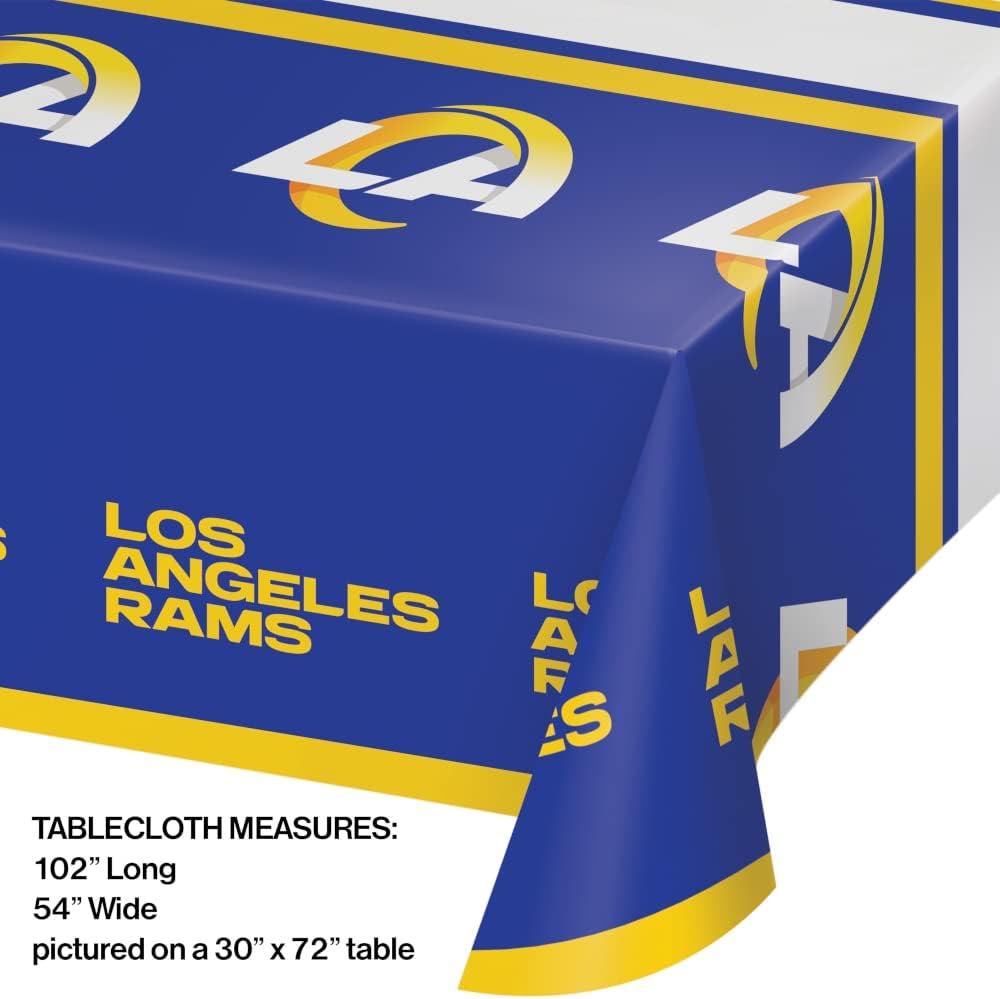 Creative Converting Los Angeles NFL Plastic Tablecloths, 3 ct (Set of 3)