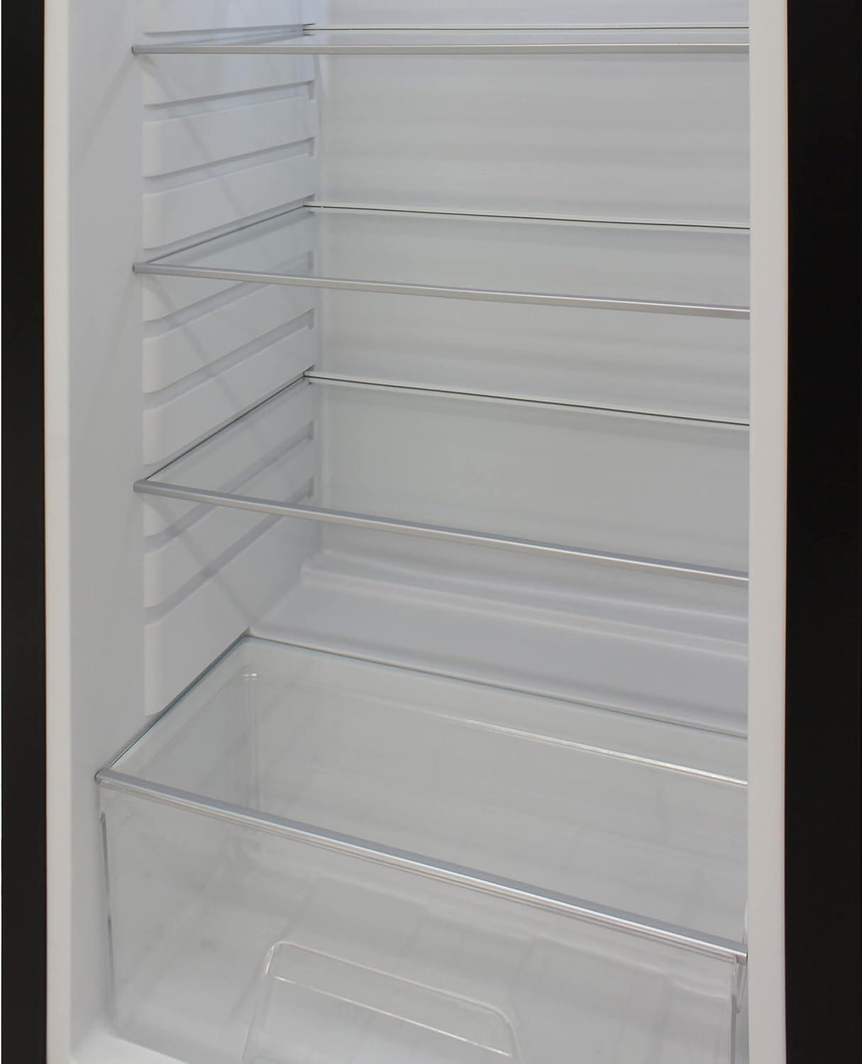 9.2 cu. ft. Freestanding Top Freezer Retro Refrigerator in Black