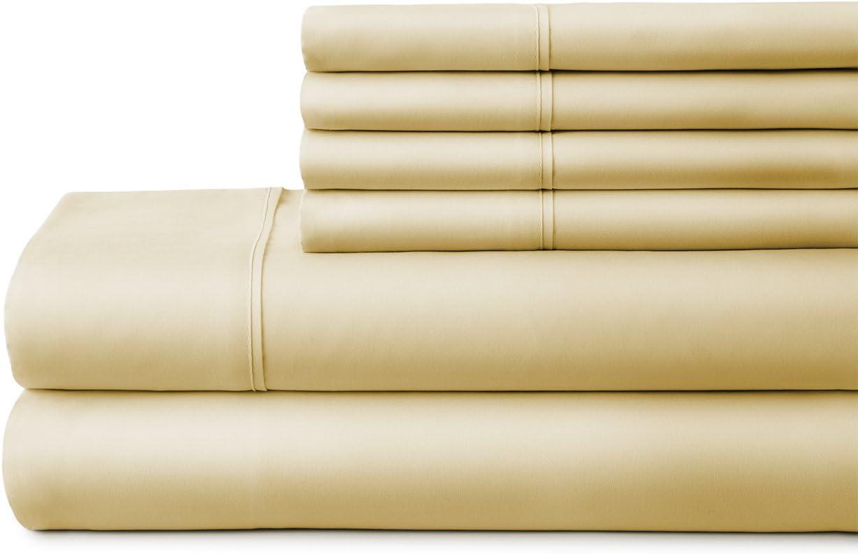 Gold Twin XL Deep Pocket Microfiber Sheet Set