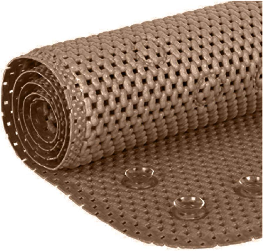 Deluxe Bathtub Mat Non Slip, Soft Foam Bath Mats for Bathroom Tub, Bathtub Mat with Drain Holes, Suction Cups- 36” X 17” - Red