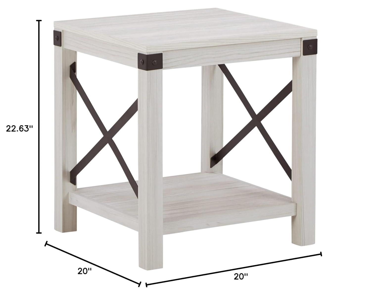 Bayflynn Square End Table White - Signature Design by Ashley