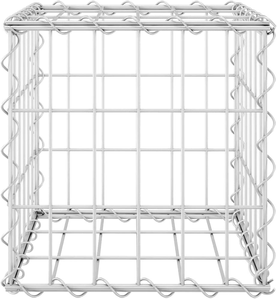 Steel Wire Cube Gabion Raised Bed Planter 23.6"