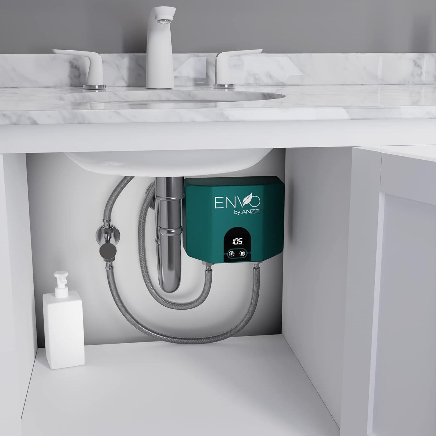 Envo ANZZI 3.5 Kw Tankless Electric Water Heater - Single Point of Use