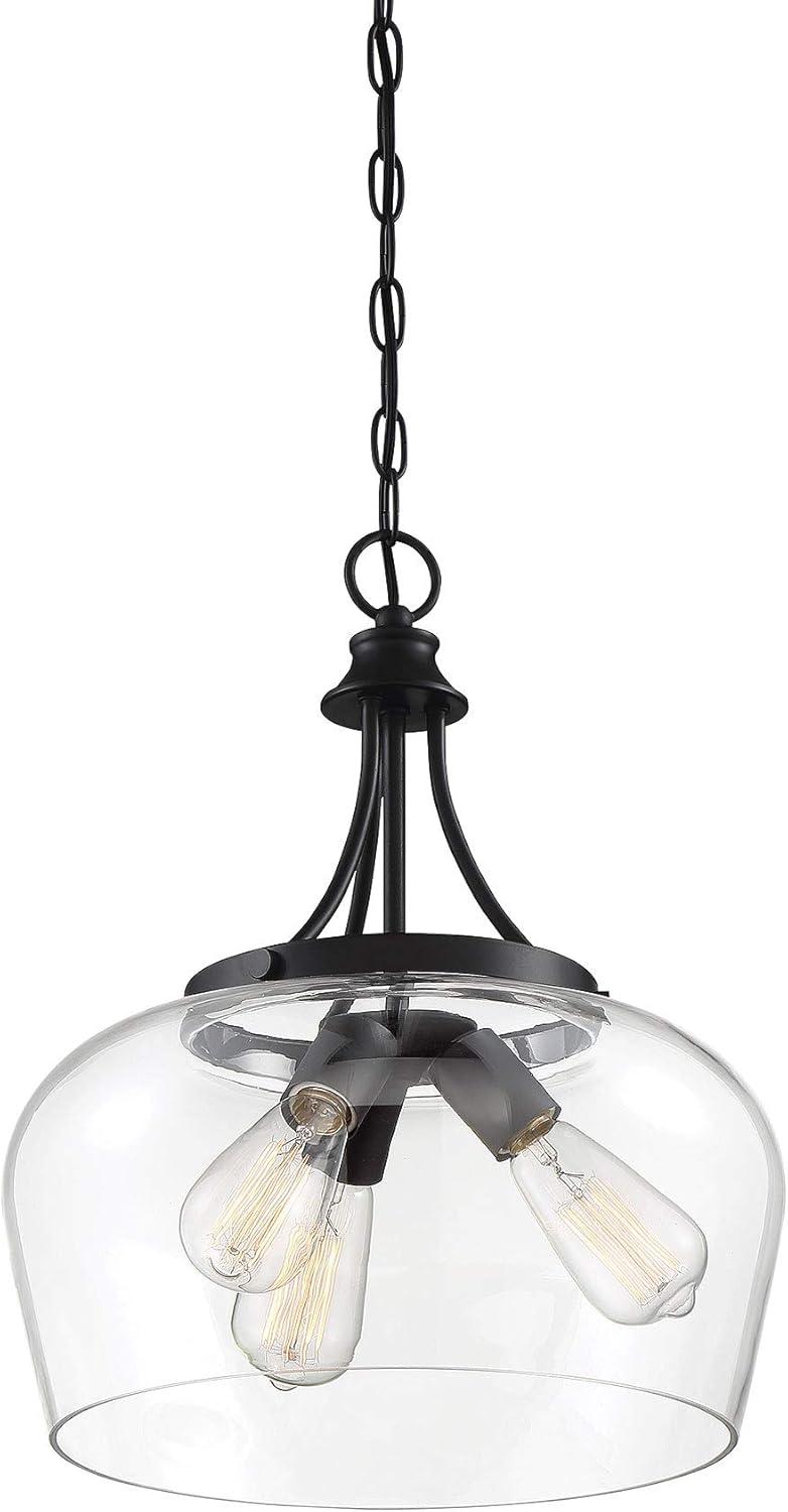 Savoy House Octave 3 - Light Pendant in  Black