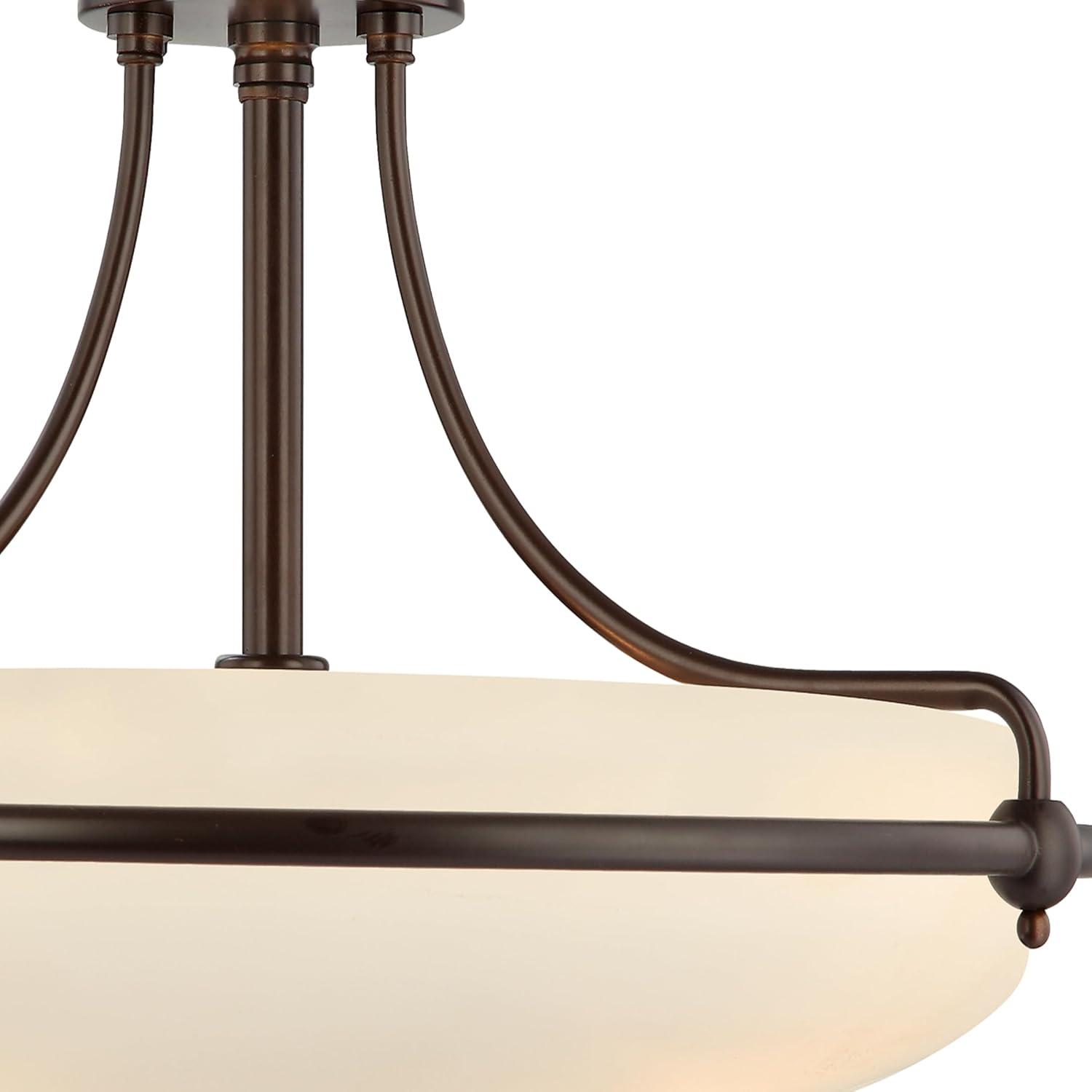 Quoizel Griffin Collection Palladian Bronze 21" Wide Ceiling Light