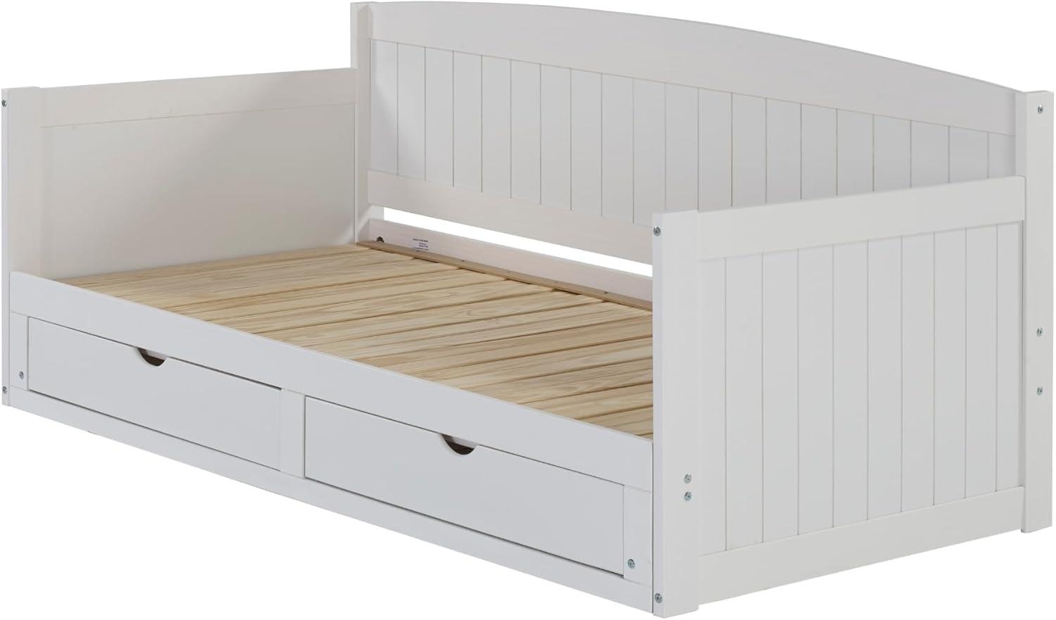 Alaterre Furniture King Harmony Kids' Daybed with Conversion White