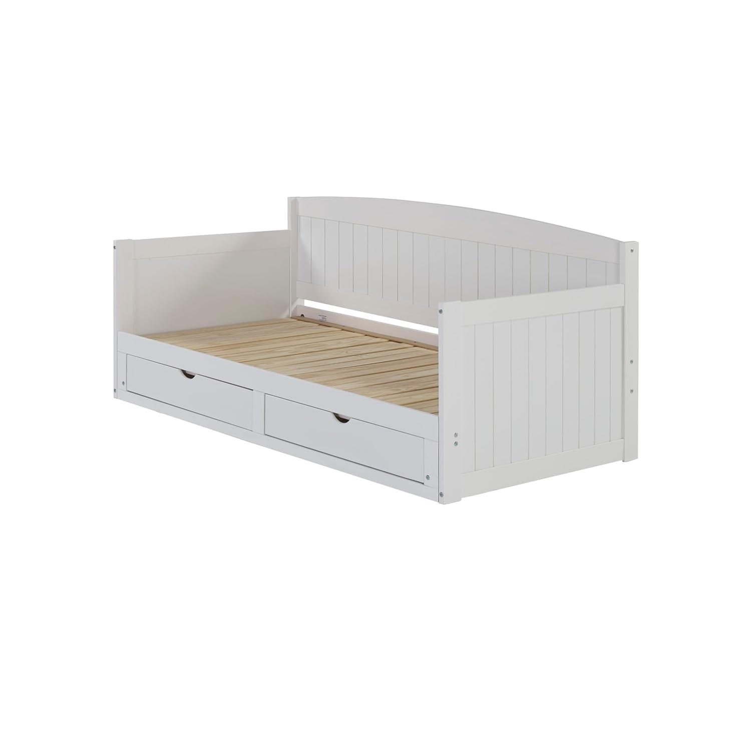 Alaterre Furniture King Harmony Kids' Daybed with Conversion White