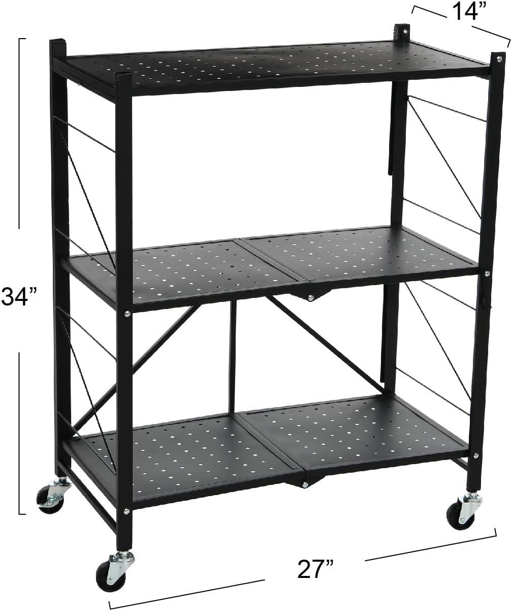 33.75'' H x 26.75'' W Utility Cart with Wheels