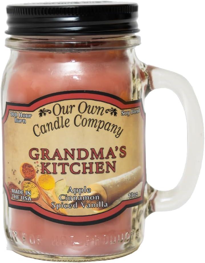 Grandma's Kitchen Scented Soy Jar Candle, 13 Ounces