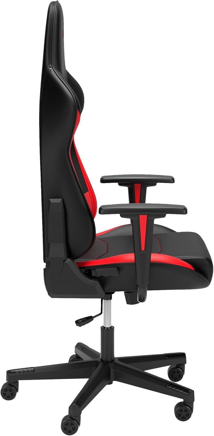 RESPAWN 110 Gaming Chair - Gamer Chair PC Computer Chair, Ergonomic Gaming Chairs, Office Chair with Integrated Headrest, Gaming Chair for Adults 135 Degree Recline with Angle Lock - Red