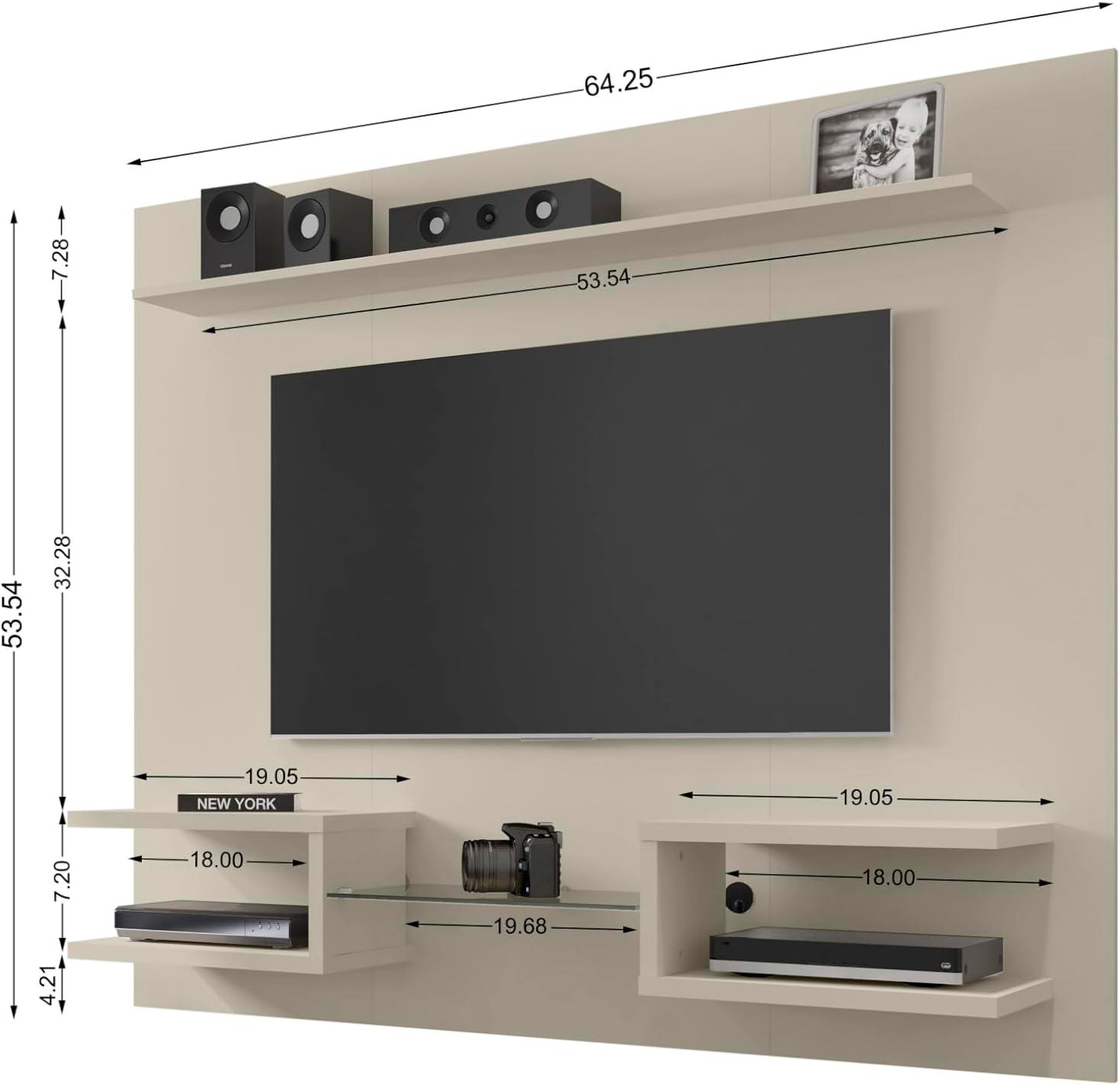 50" Plaza Floating Entertainment Center - Manhattan Comfort