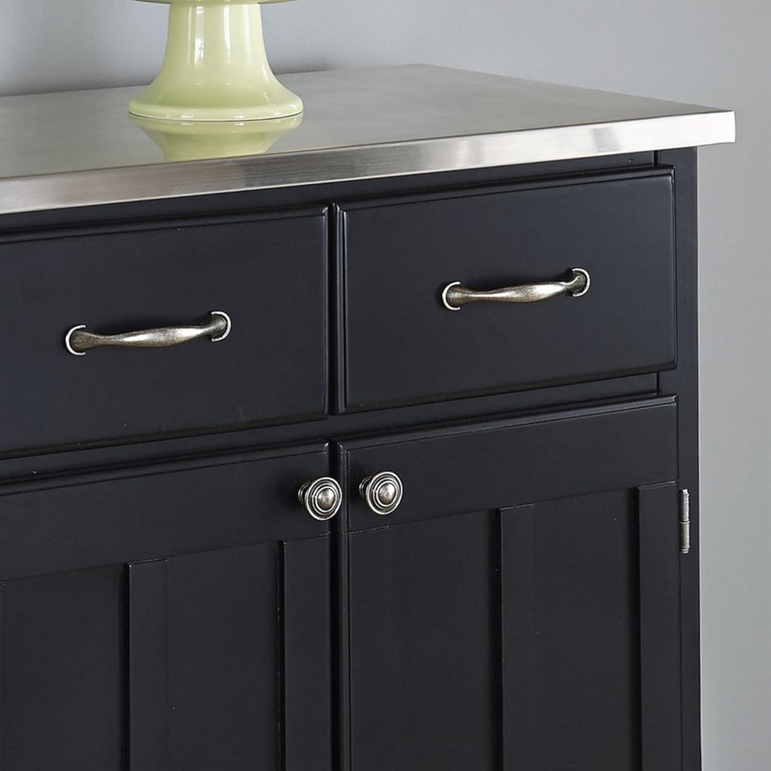 Stainless Top Sideboard buffet Servers - Home Styles