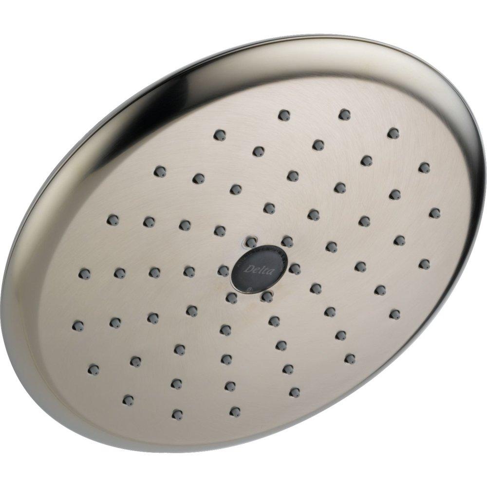 Universal Showering Components Single-Setting Raincan Shower Head in Stainless