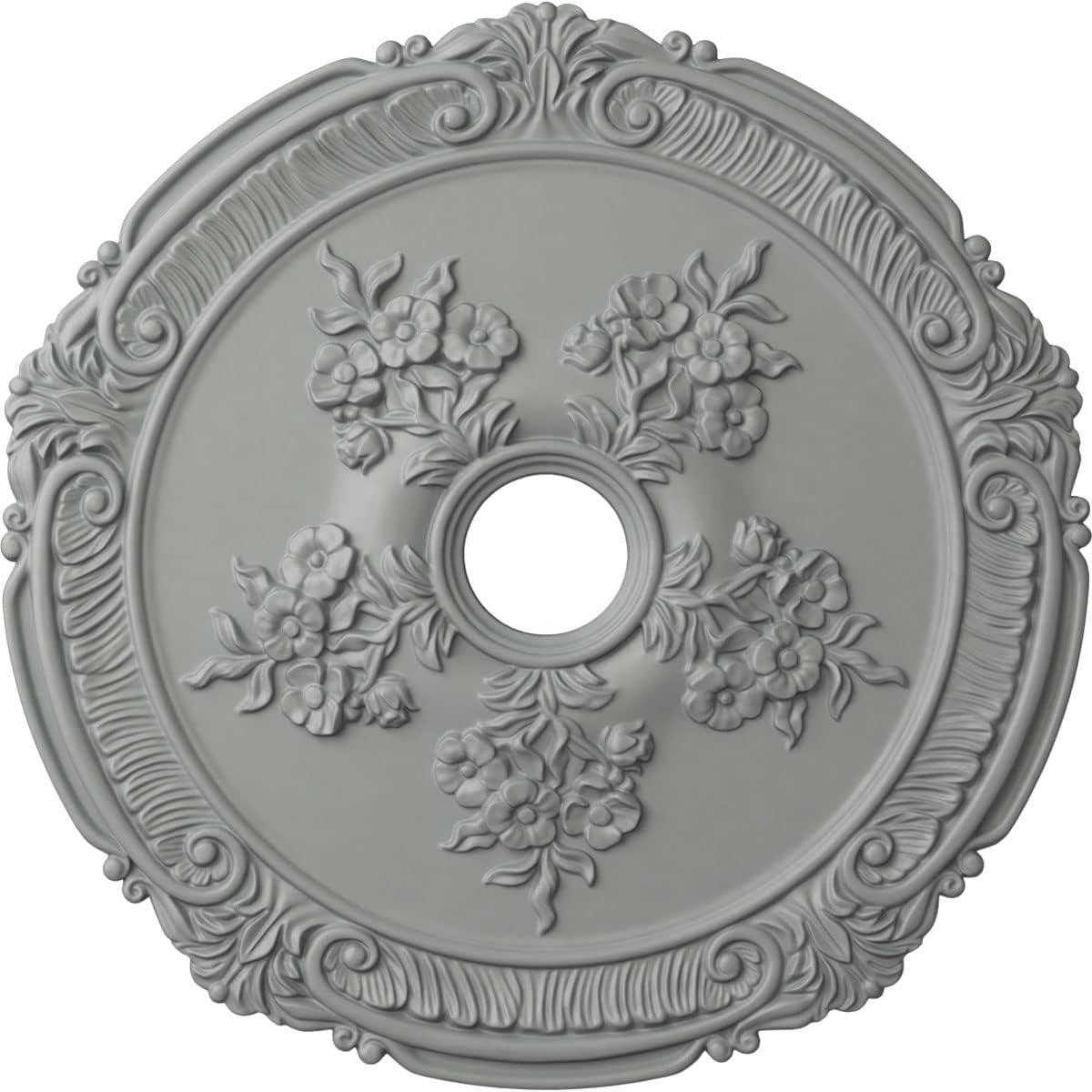 Attica Primed Floral Ceiling Medallion 26"