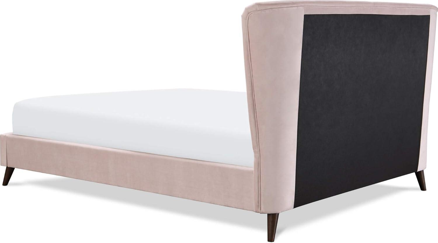 Adore Decor Adele Jupiter Wingback Upholstered Platform Bed