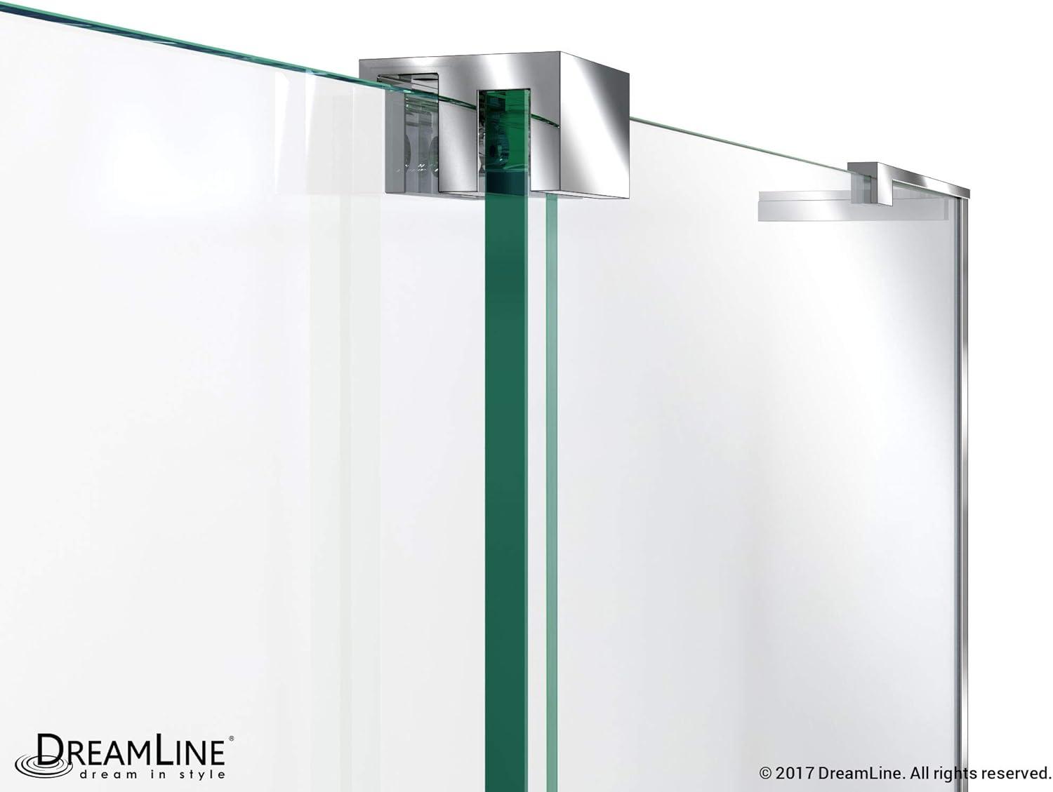 DreamLine Mirage-X 55 - 59 inch W x 58 inch H Frameless Sliding Tub Door