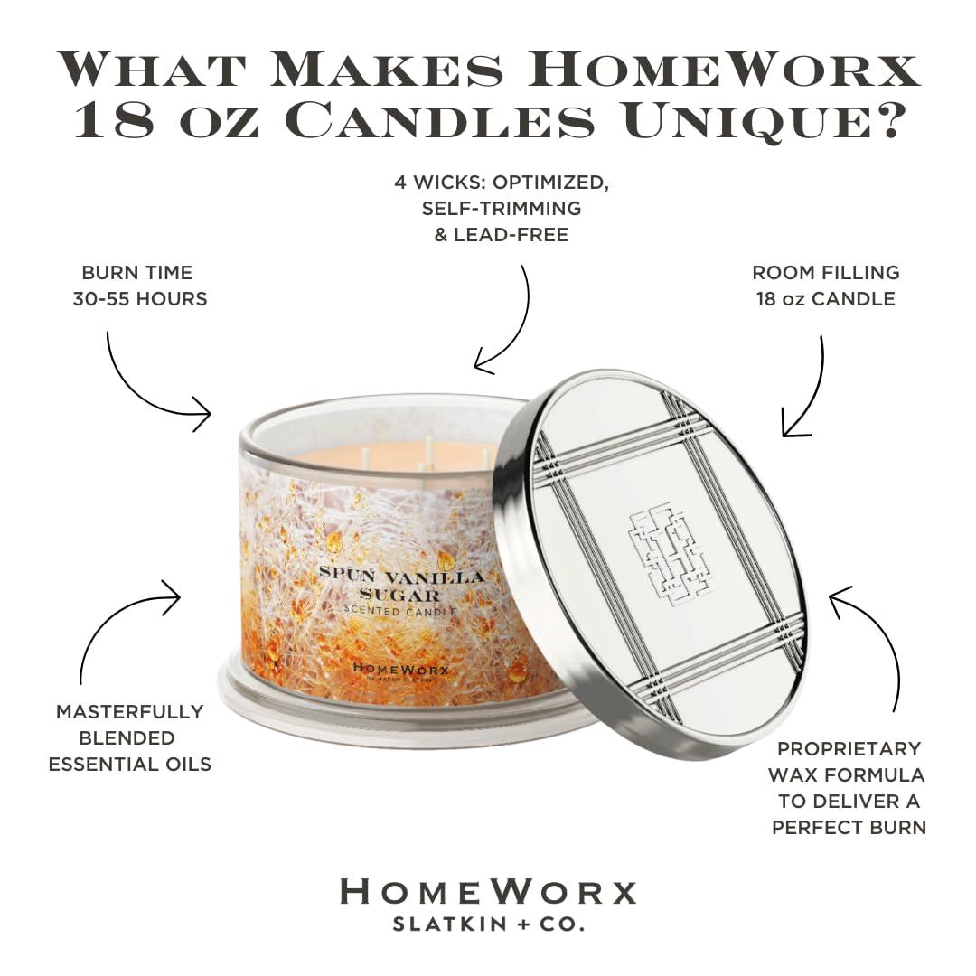 Vanilla Sugar Cream Scented Candle with Four Wicks