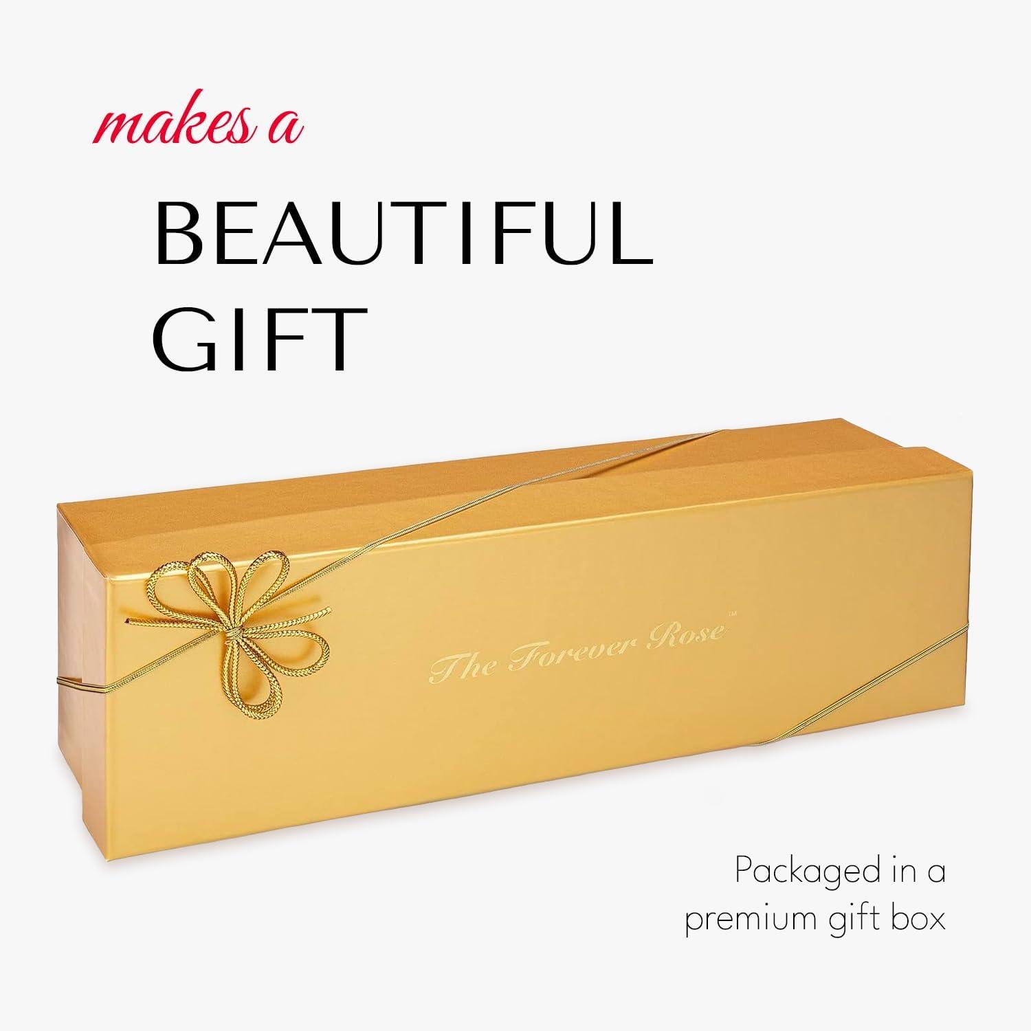 24K Gold Dipped Rose, Unique & Everlasting Real Hand Dipped in 24K Gold Rose, 11” to 12”