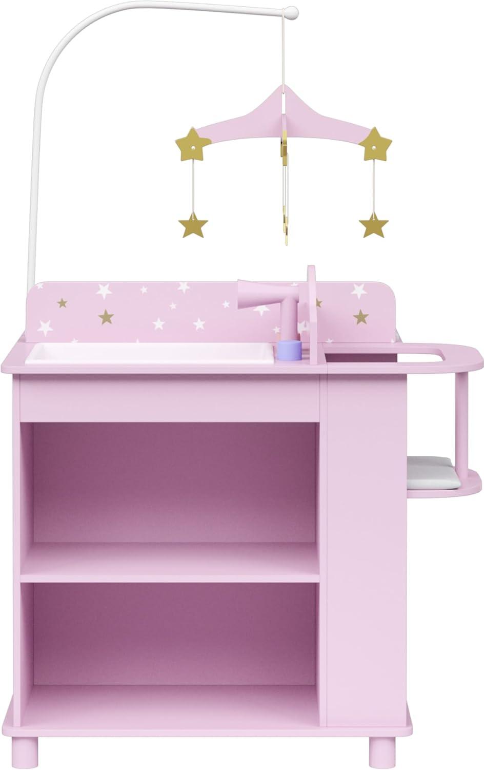 Teamson Kids Olivia's Little World Wooden Doll Changing Station