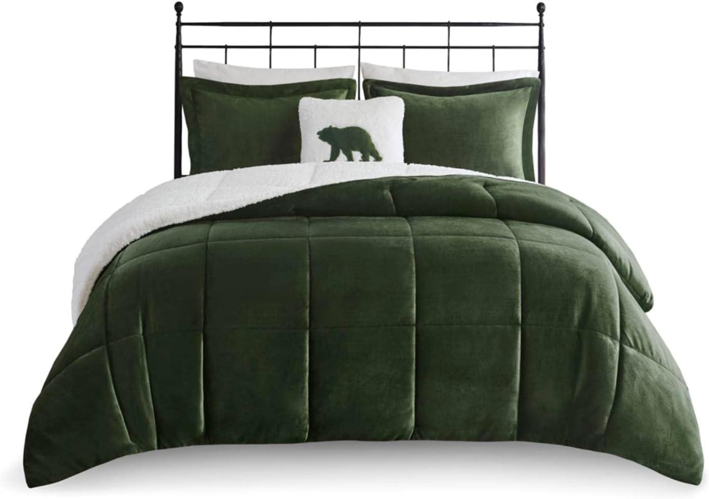 Woolrich Woolrich Alton Plush to Sherpa Down Alternative Comforter Set