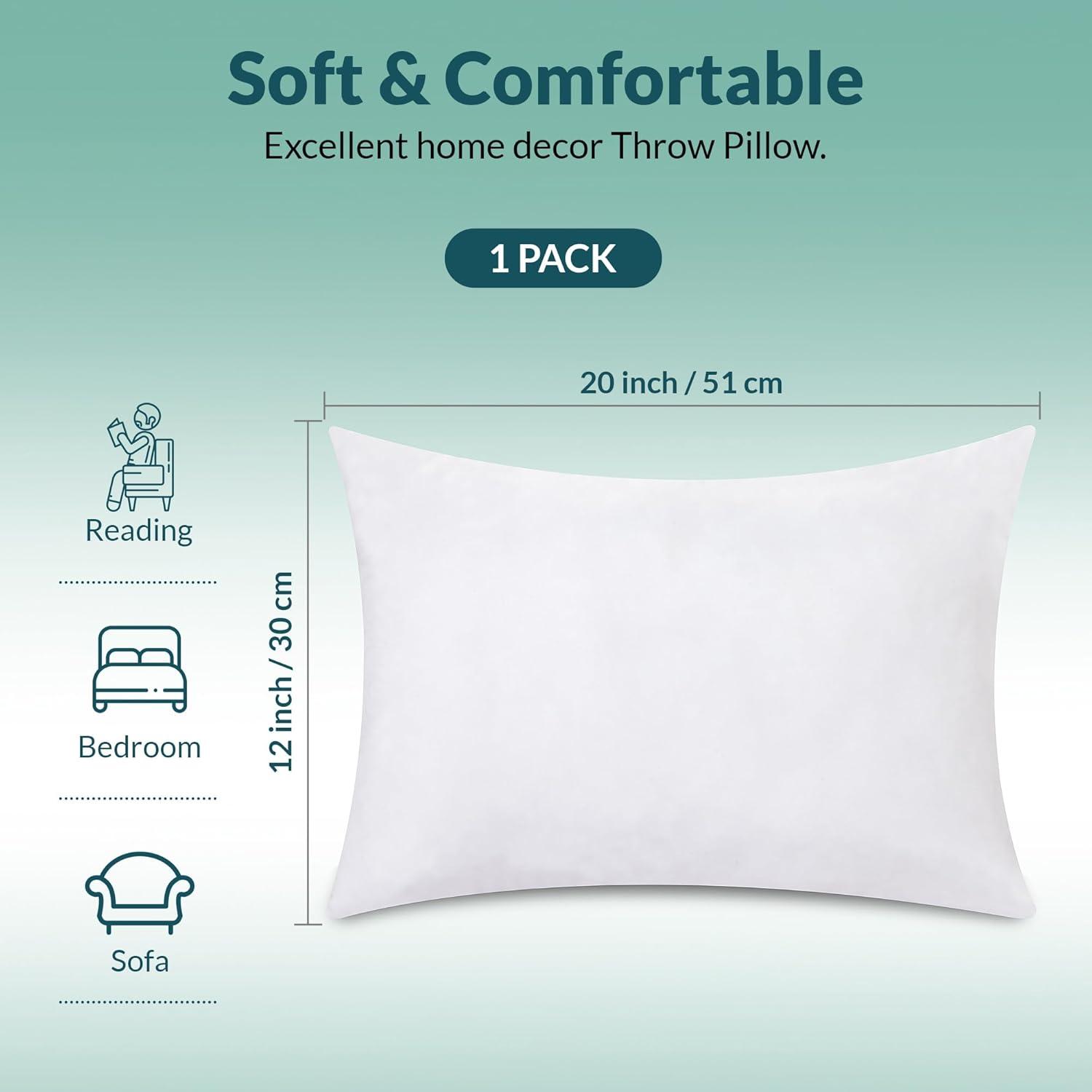 Feather Reversible Pillow Insert