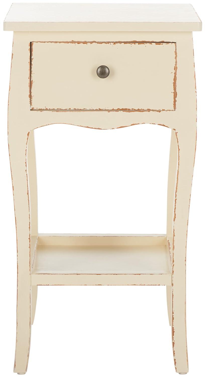 Thelma End Table - Vintage Cream - Safavieh