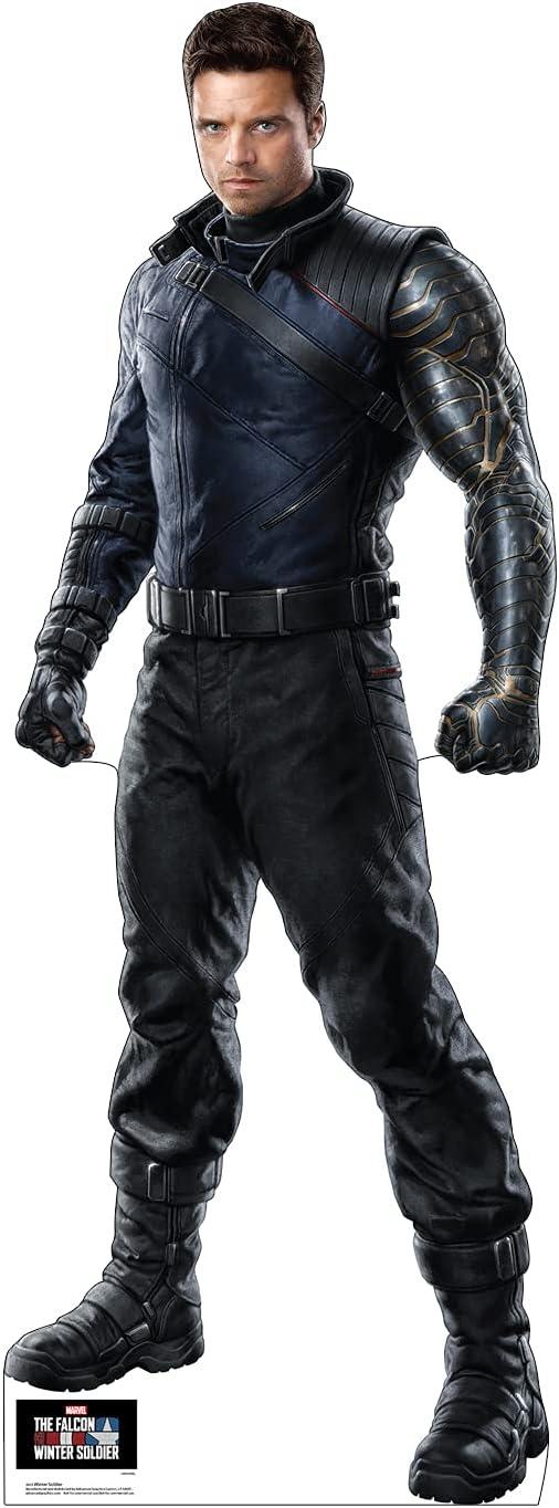 Advanced Graphics 3435 72 x 26 in. Winter Soldier Cardboard Cutout, Marvel - Falcon & Winter Soldier