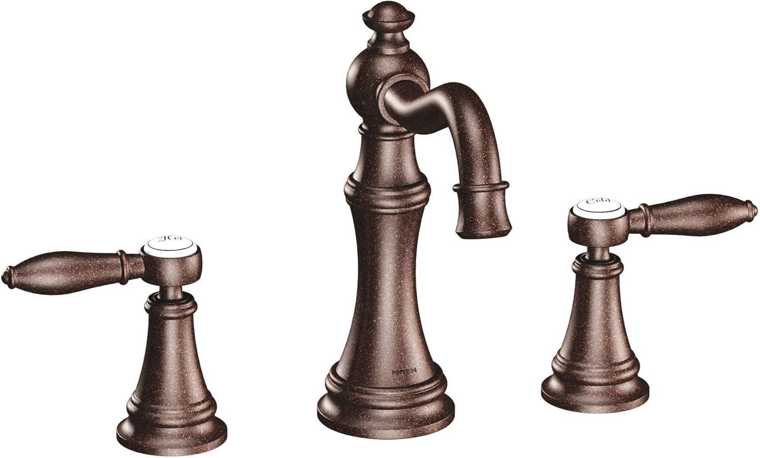 Moen Weymouth Two-Handle Widespread Bathroom Faucet Trim Kit, Valve Required