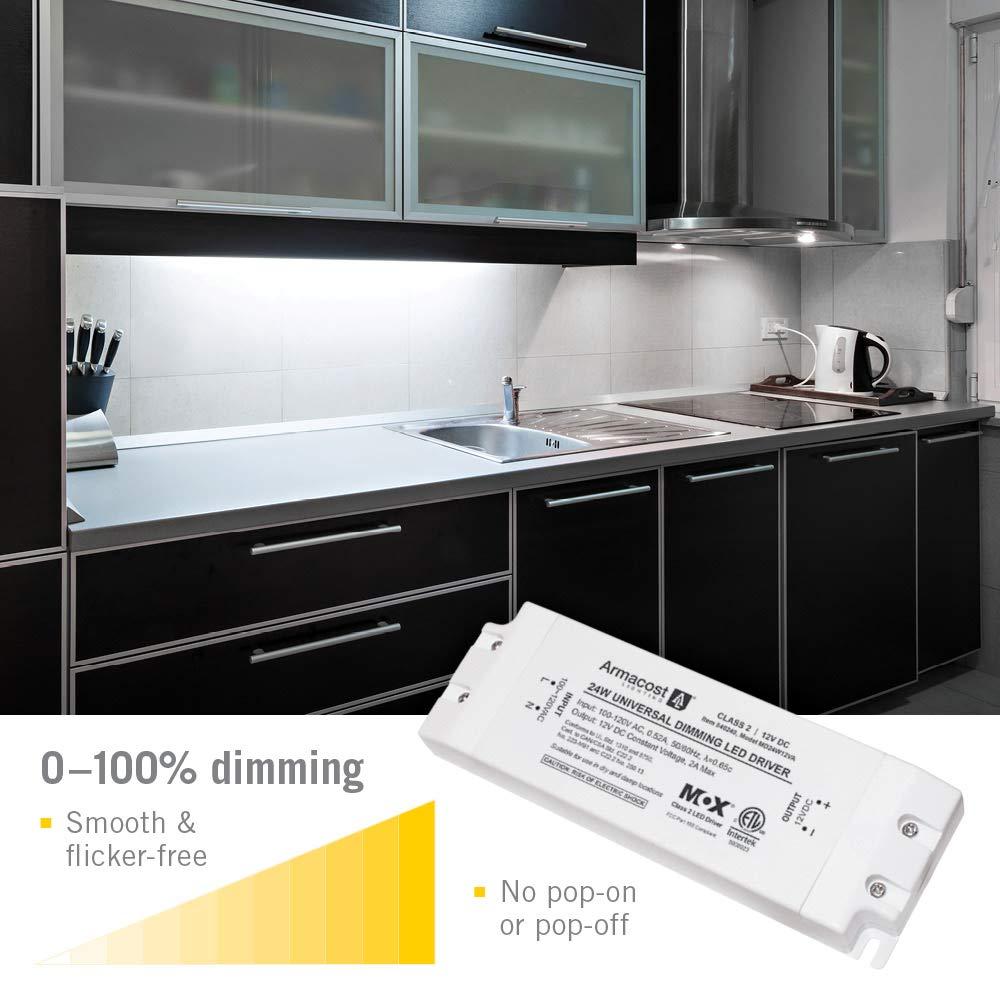 Universal Dimmable LED Driver 12V DC, 20W Electronic Transformer