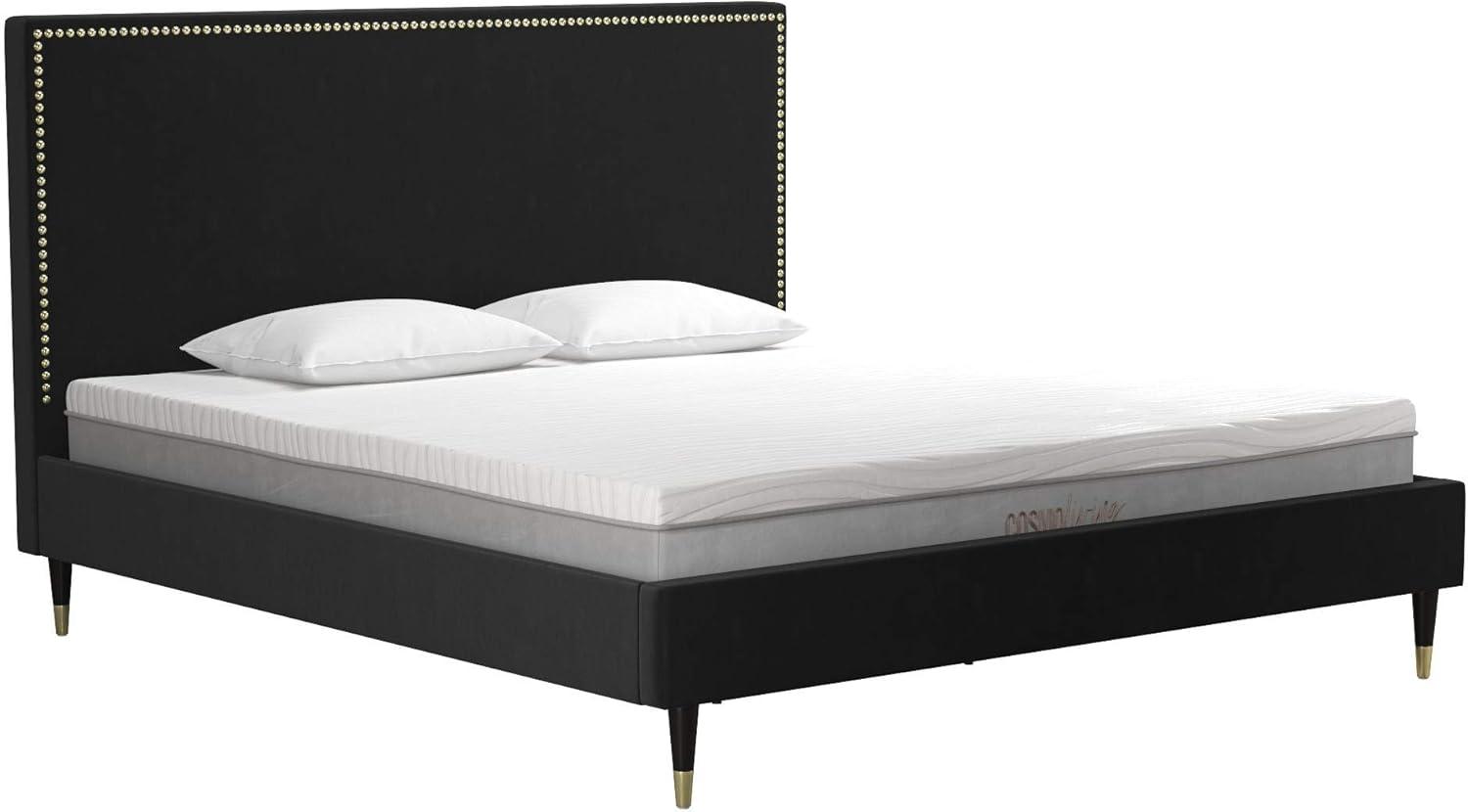 Audrey Upholstered Low Profile Platform Bed