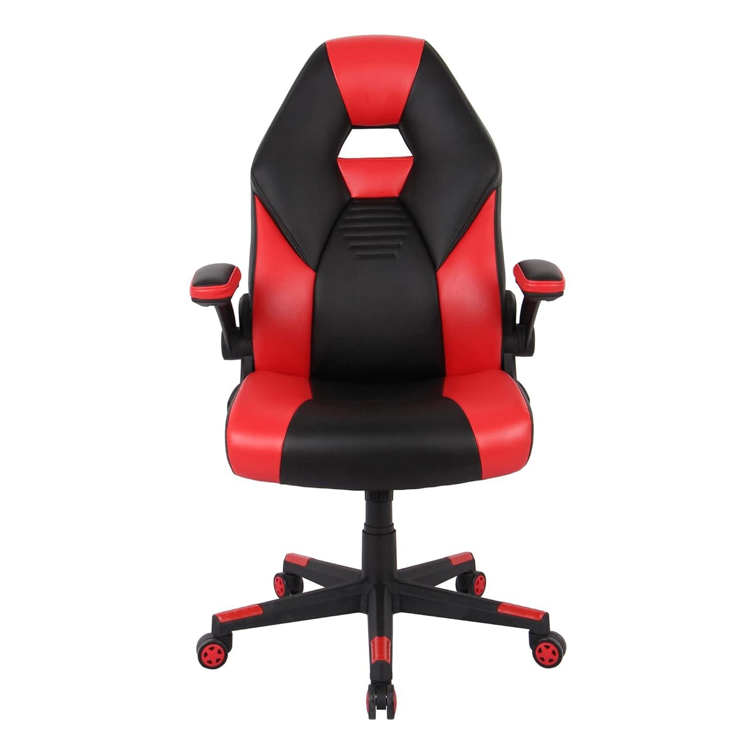 RGX Black and Red Faux Leather High-Back Gaming Chair