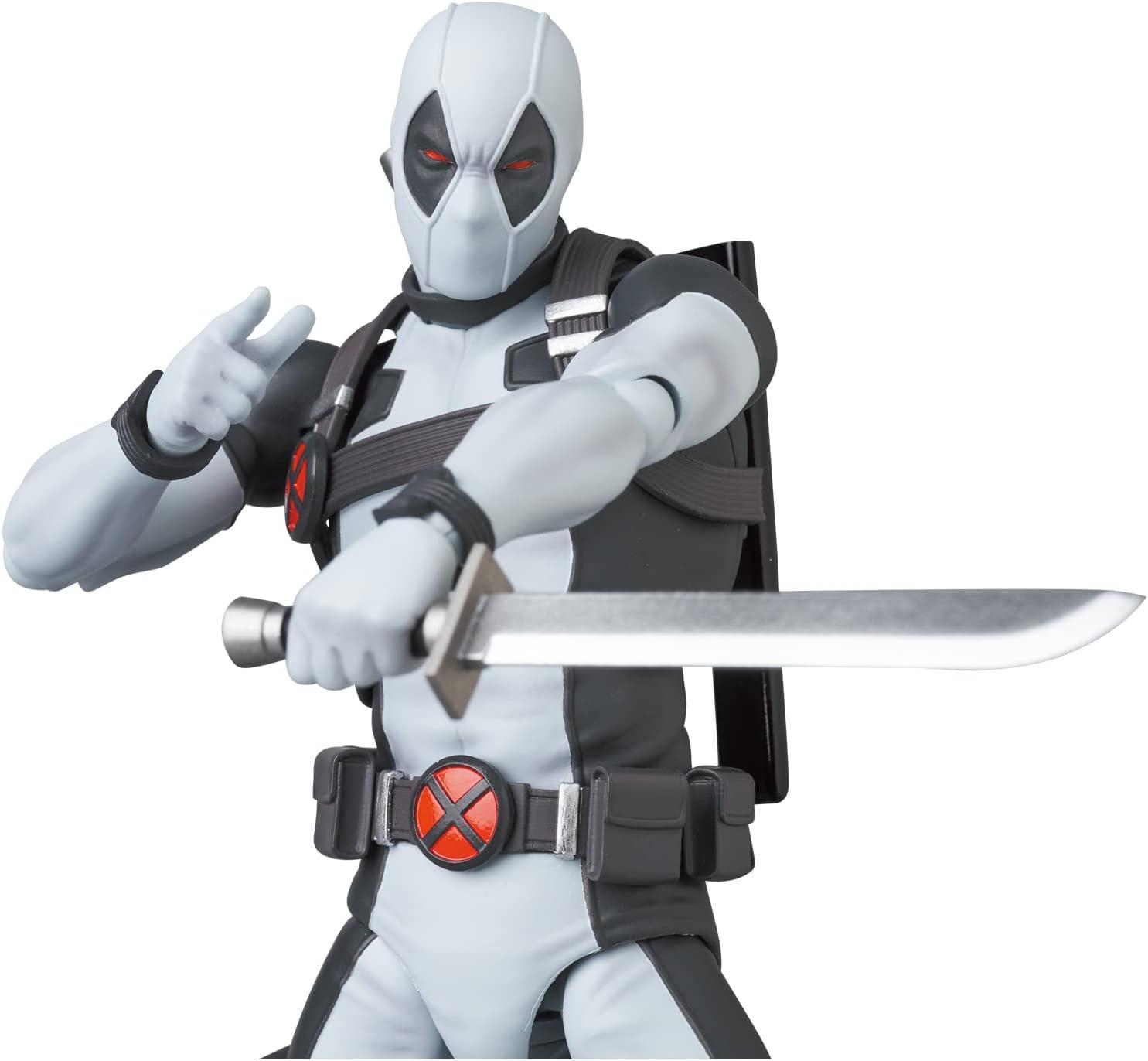 Deadpool X-Force Gray and Black Action Figure with Swords