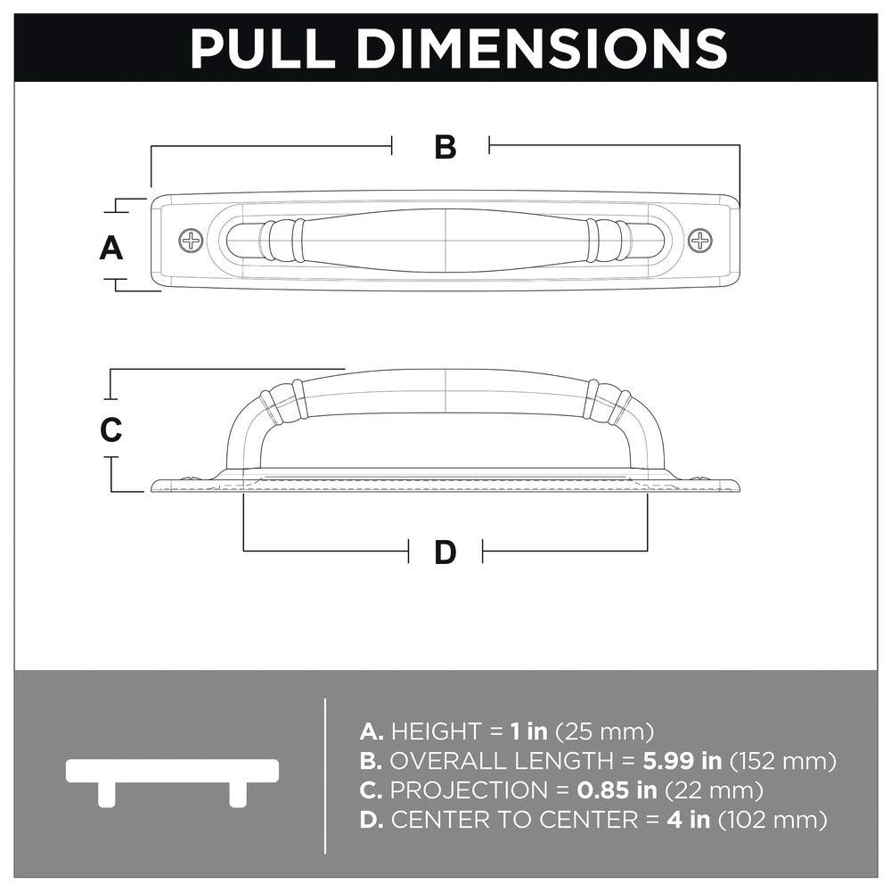 Franklin Brass 4" Center to Center Appliance Pull