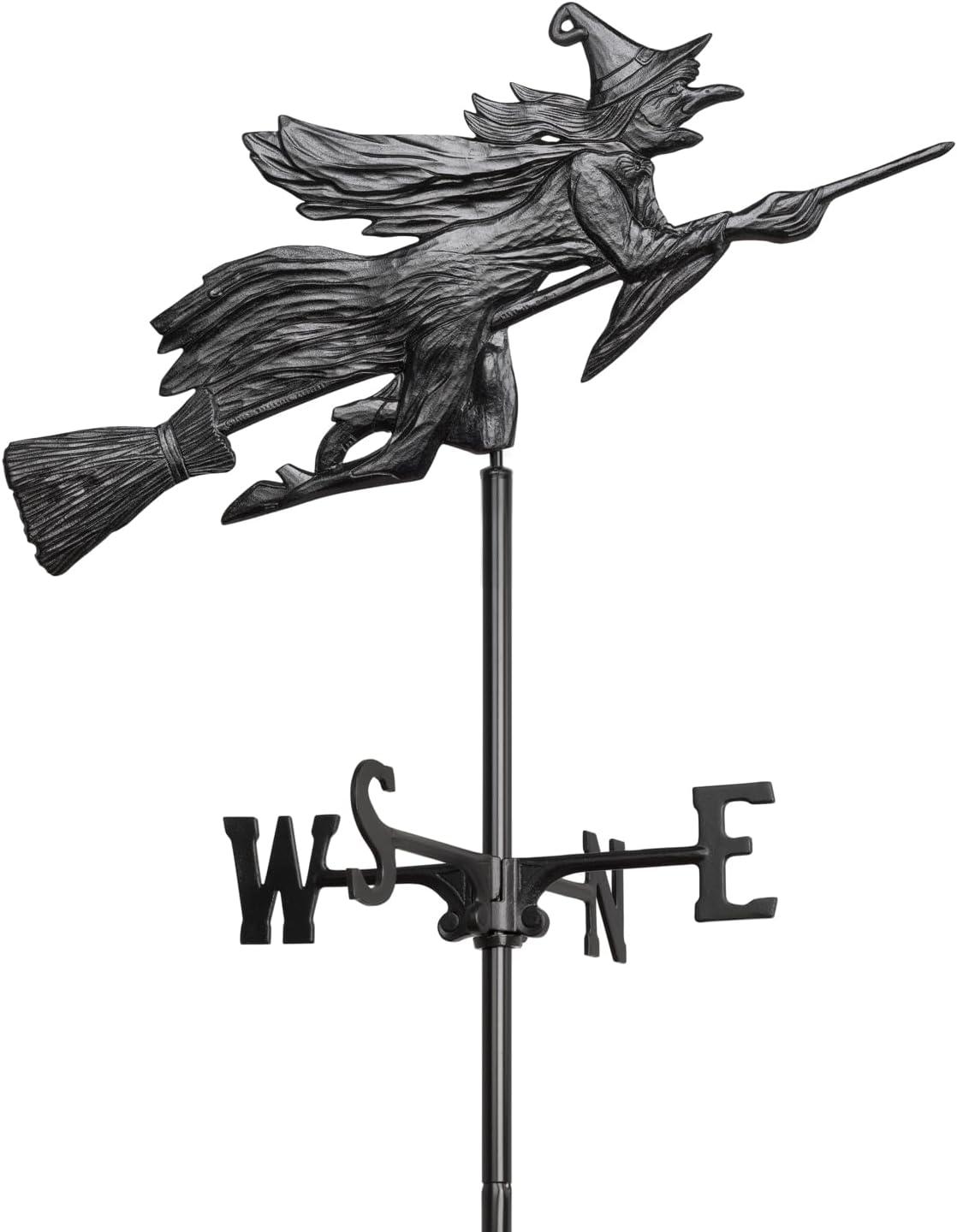 Flying Witch Garden Weathervane