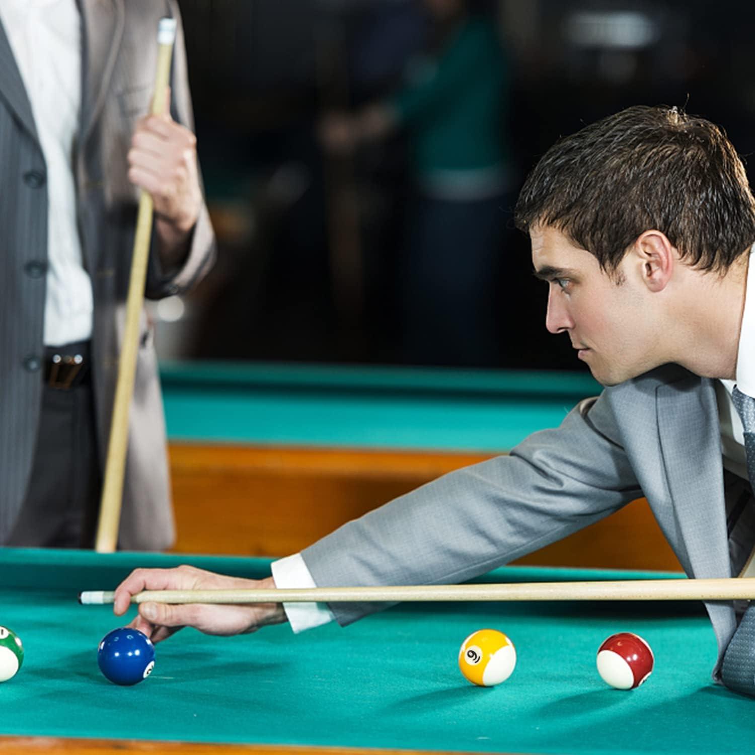 GSE Professional Billiards Pool Balls Set – 2-1/4" Regulation Size, Standard 16 Pool Balls, Art Numbered Design