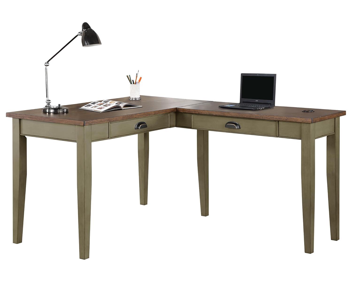 Vivienne L-Shaped Writing Desk