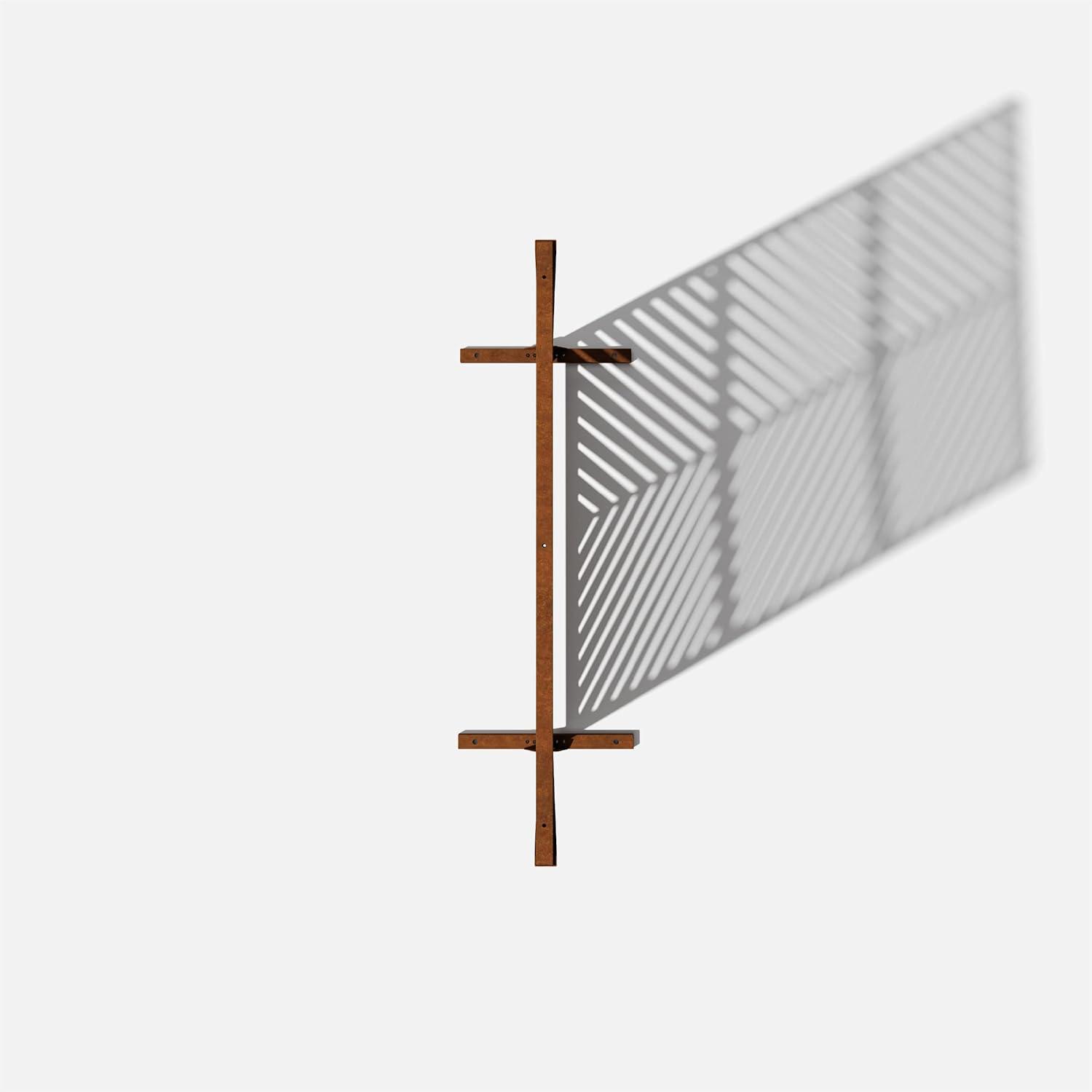 76'' H x 45.6'' W Screen Series Metal Fence Panels