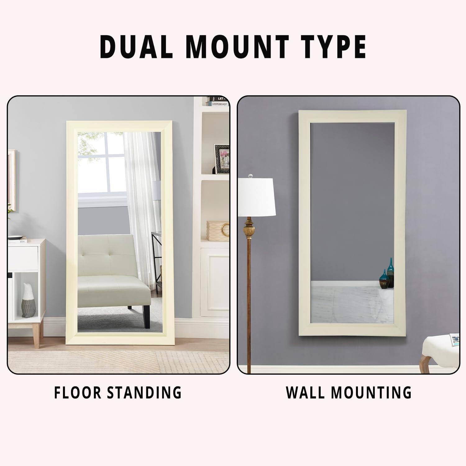 Red Barrel Studio® Starkweather Tall Oversized Full Length XL Mirror Large Standing Silver Floor Mirror