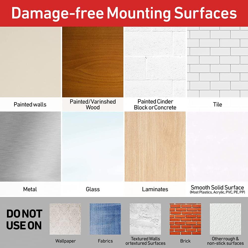 Command Medium Picture Hanging Strips White: Adhesive Wall Mounting for Art & Stationery