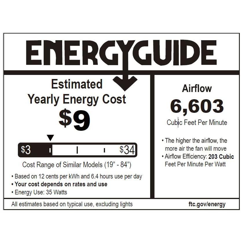 65" Barn 10 - Blade LED Smart Standard Ceiling Fan with Remote Control and Light Kit Included