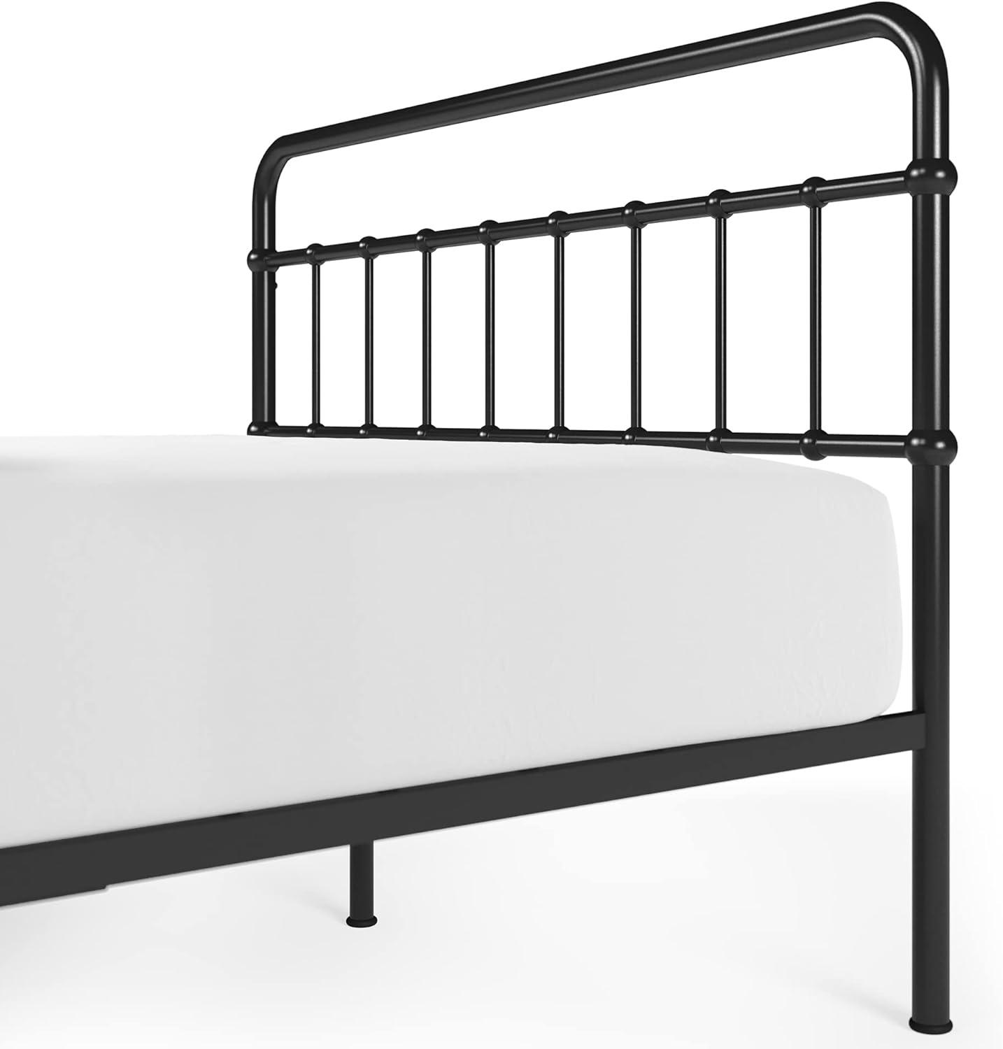 Florence 42" Modern Farmhouse Metal Platform Bed