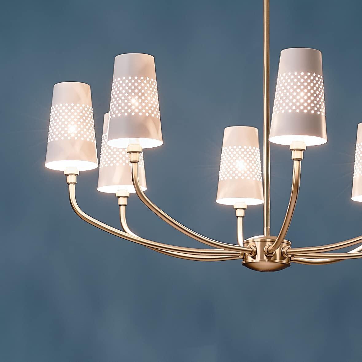 Kichler Lighting Adeena 8 - Light Chandelier in  Brushed Natural Brass