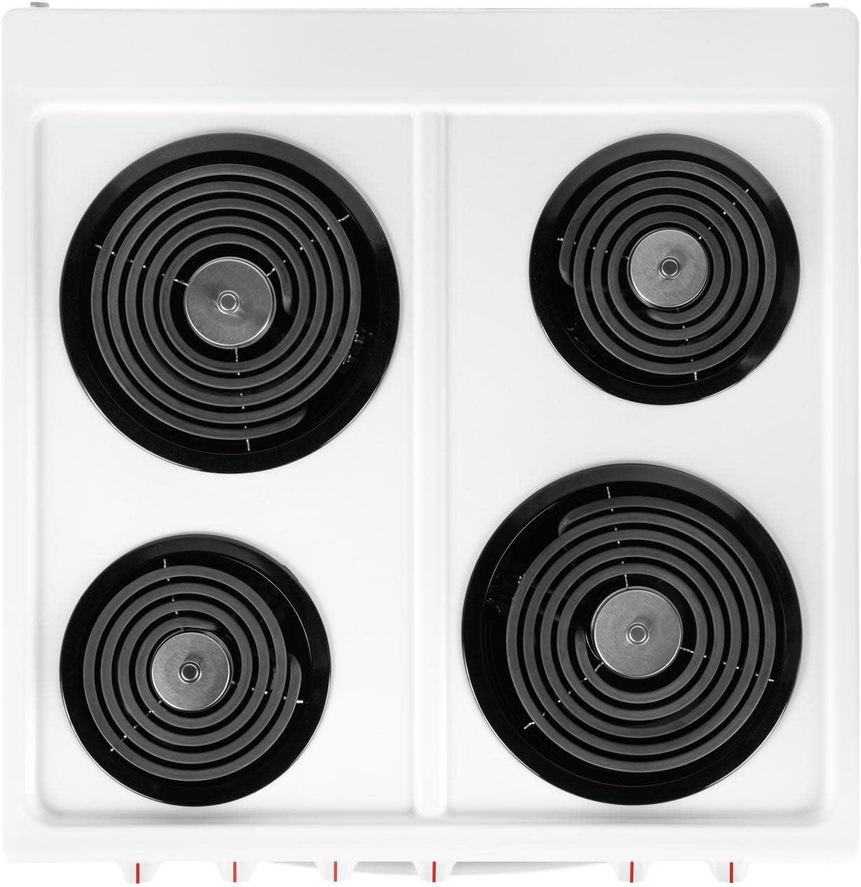 FRIGIDAIRE FFEH2422UW 24" freestanding coil electric range