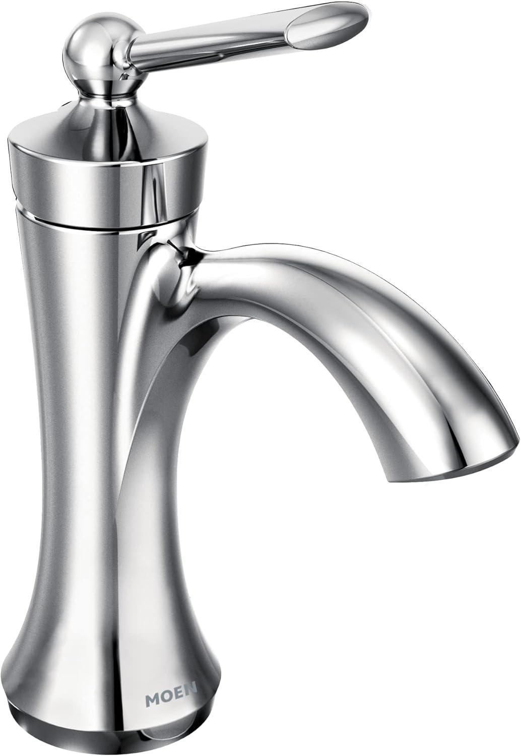 Wynford Single Hole Bathroom Faucet with Drain Assembly