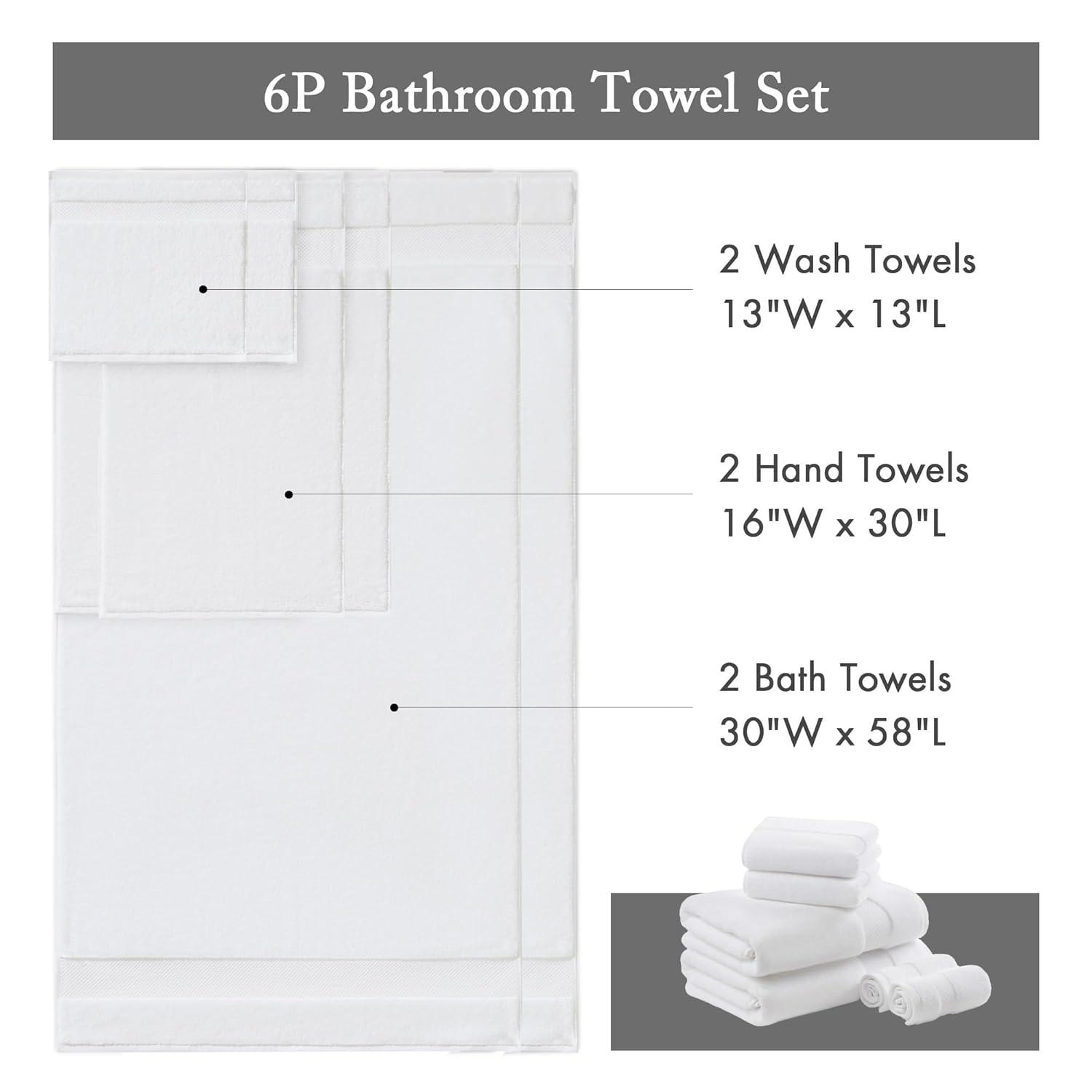 Turkish 100% Cotton Oversized Towel Set